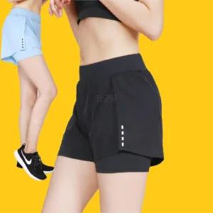 여성 투인원 쇼츠 마라톤 트레이닝 러닝복 헬스복 운동복 러닝 운동 반바지 숏팬츠 MD004