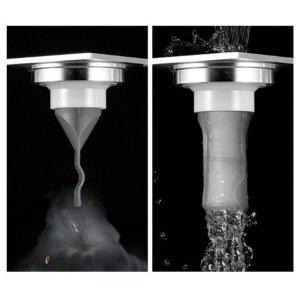 하수구 냄새 차단 실리콘 배수구트랩 내경 75mm 주방 필터