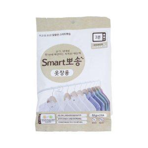 1+1이벤트 스마트 뽀송 재사용 제습제 옷장용 52g 2