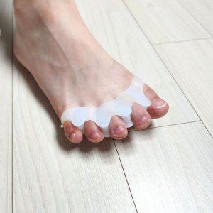 실리콘 발가락 분리기 링 다섯발가락 교정기 벌리기