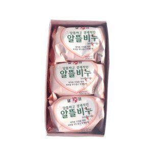 체리블라썸 알뜰비누 140g 3개입 박스형 수제 비누