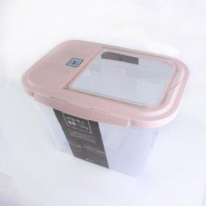 라이스키퍼 10kg 핑크 쌀독 쌀보관통 쌀통