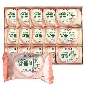 말표 알뜰비누 세수비누 세안 업소용 목욕탕 체리블라썸 140g 3개입 5개