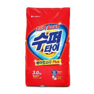 세탁가루세제 수퍼타이 세탁세제 대용량가루세제 3kg세탁용 3kg