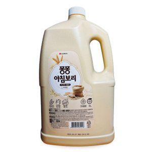 대용량주방세제 자연퐁 3L리필세제 아침보리주방세제