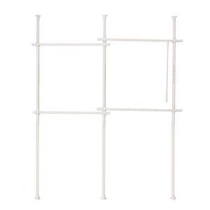 기둥식행거 천장설치 트니행거 기둥형천장행거 화이트4단행거