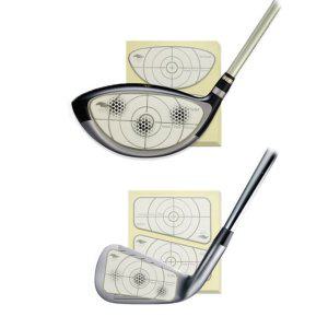 골프타점마크 골프용품 스윙연습 드라이버연습용패드 정확도