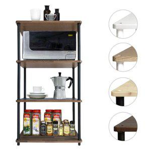 인라이프 DIY 다용도 조립식 렌지대 선반 4단