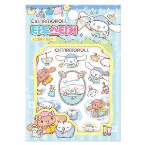 학산문화사 스티커 산리오캐릭터즈 시나모롤 타투스티커 에브리데이 캐릭터스티커