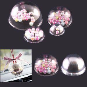 투명반구오너먼트 원형장식 만들기용 PVC장식재료 투명원형데코