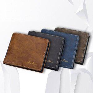 남자 중학생지갑 선물용지갑 클래식 내부 가죽지