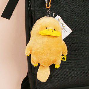 고리 너구리 캐릭터 가방 지갑 학생 꽥꽥 키링