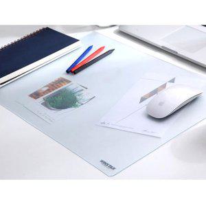 안전 반투명 고무판 책상 매트 A3 랜덤 2P 깔개 패드