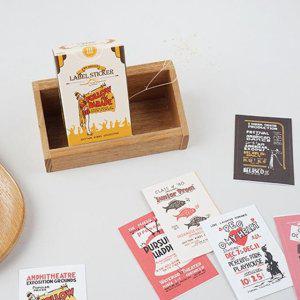 스티커팩 빈티지3 라벨 스티커 다꾸스티커 틴케이스스