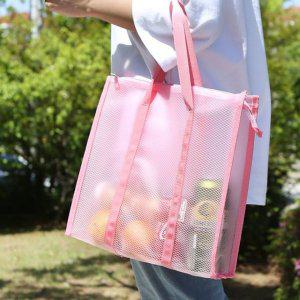 여행 여름휴양지 투명비치백 목욕 수영가방 방수 PVC