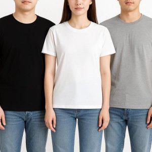 국산 기본 무지 순면 30수 반팔 티셔츠 흰티 라운드 남녀공용 면티 데일리티 이너티 여성 남자 무지반팔티