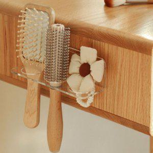 투명 아크릴 면도기 정리대 다용도 꽂이 TC2 빗 정리함 무타공 소품