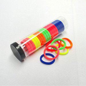 통통 헤어밴드 컬러믹스 머리끈 착용 헤어악세서리