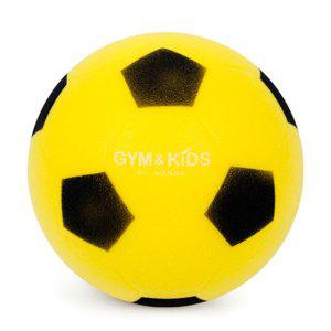 아기공 짐앤키즈 무소음 소프트 축구공 18cm 유아공 소프트볼 아기완구