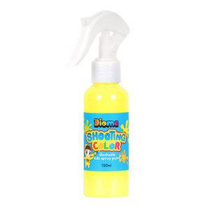 미술놀이 스프레이 물감 슈팅 컬러 120ml (형광노랑)