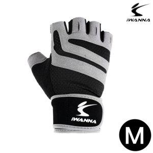 트레이닝 글러브 2중 밴드 (그레이) (M)