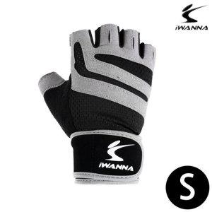 트레이닝 글러브 2중 밴드 (그레이) (S)