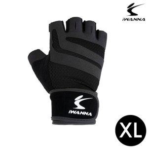 트레이닝 글러브 2중 밴드 (블랙) (XL)