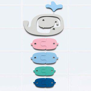 큐트 목욕놀이 스티커 퍼즐 (웨일)