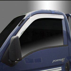 현대 포터2 크롬 선바이저 2pcs 도어바이져