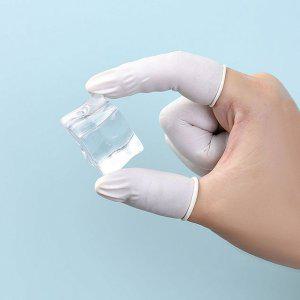라텍스 손가락 고무 일회용작업 미끄럼방지 고무장갑