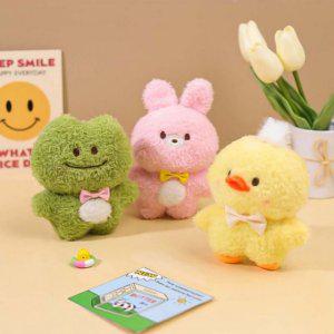 애니멀 보타이 추천 인형키링 / 꾸안꾸 넥타이 개구리