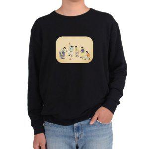 맨투맨 민속놀이 딱지치기 명절그림 모든사이즈