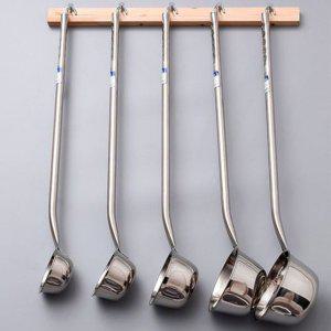 이딜리 국자 대 800ml 업소 통샥구 스텐 대형 긴국자 큰통국자 배식국자 까오기 통삭구