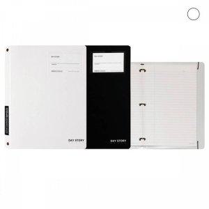 화이트 데이스토리 220x275x25mm 포켓3공바인더노트