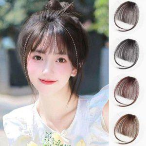 앞머리 트렌드 올 헤어피스 볼륨 사이드뱅 부분 가발