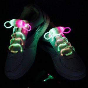 빛나는 트렌드 올 패션왕 신발끈 야간 안전 파티 LED