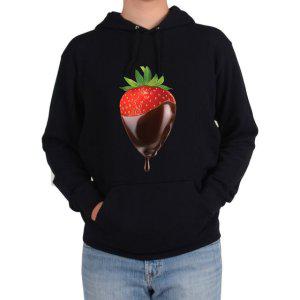 후드티 딸기 초코크림 디저트 초코랑 우리에게 단맛그림 다양한 색상 사이즈