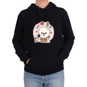 후드티 강아지 개인방송 비쑝 푸들 강아지밥 영양제그림 다양한 색상 사이즈