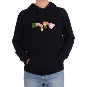 후드티 데이트 과일음료 친구 bar그림 다양한 색상 사이즈
