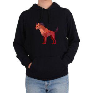 후드티 하이에나 만화캐릭터 동물그림 다양한 색상 사이즈