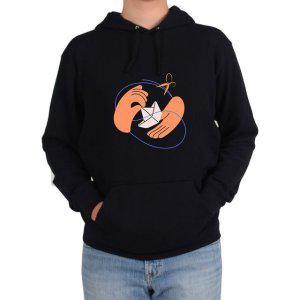 후드티 종이배 가위 실 손재주그림 다양한 색상 사이즈