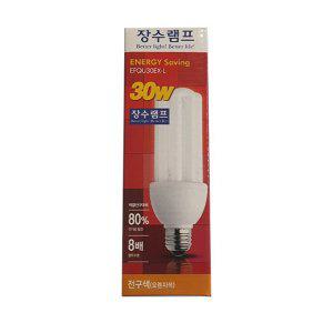 전구색 삼파장전구 장수램프 30W L EFQU30EX