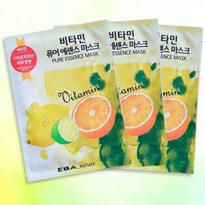 퓨어 에바 비타민 에센스 마스크팩 10개입