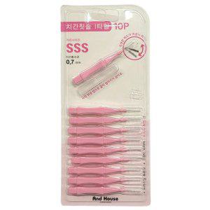 임플란트 치이사이 이물질 치간칫솔 10P SSS 0.7mm
