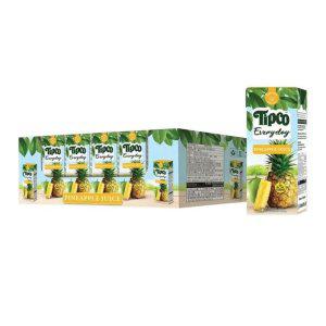 Tipco 파인애플 착즙주스 200ml x 24