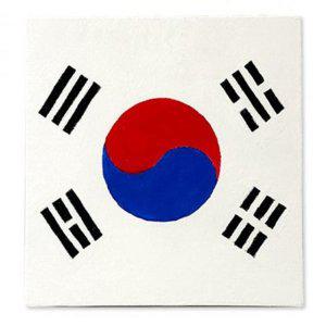 캔버스 컬러 넘버링 액자 - 태극기