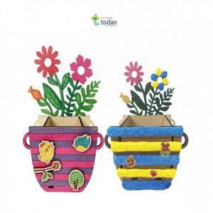 (TD) 우드 꽃화분 연필꽂이 만들기 (1인)