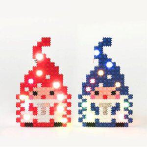 8mm 디폼블럭 크리스마스 산타 요정 LED 패키지