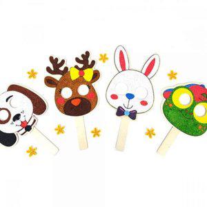 (TD) 우드역할놀이동물가면(5인세트)