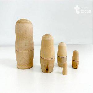 (TD) (재료) 원목 마트료시카 인형 (러시아 인형)